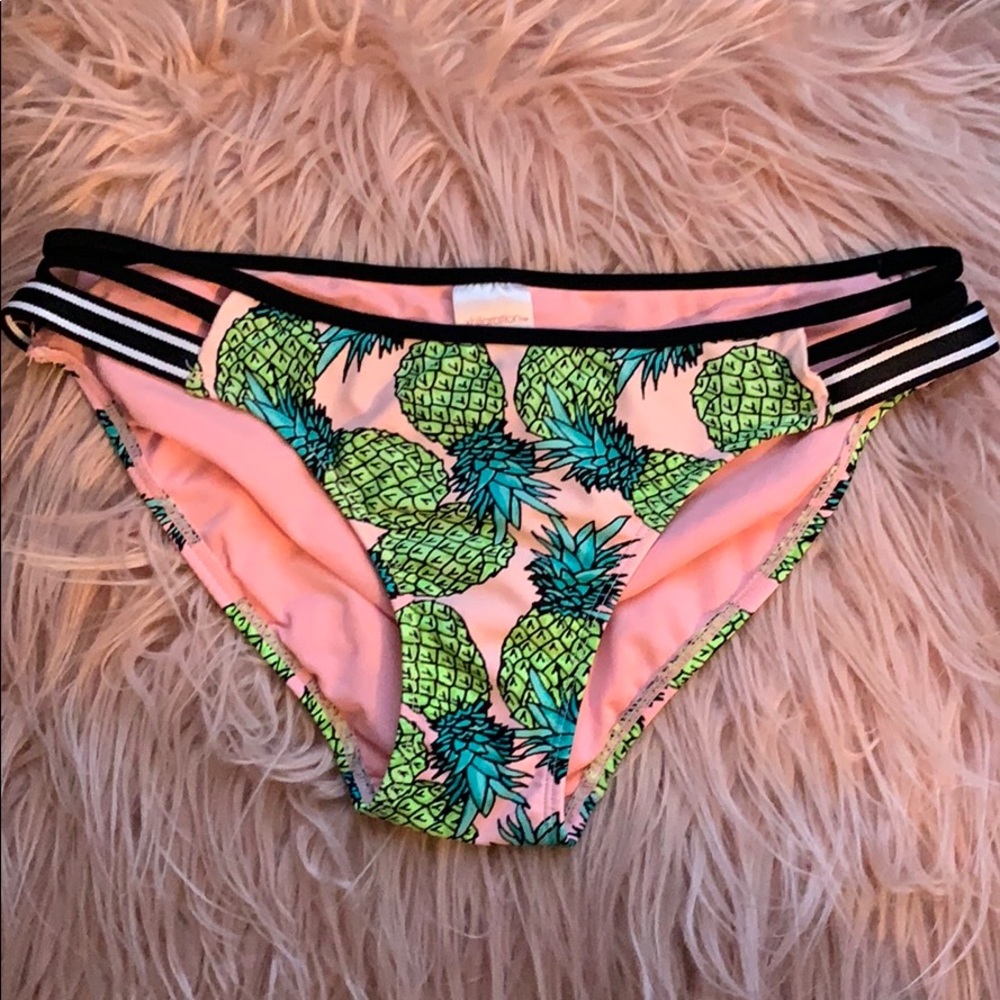 Pineapple bathing suit bottoms